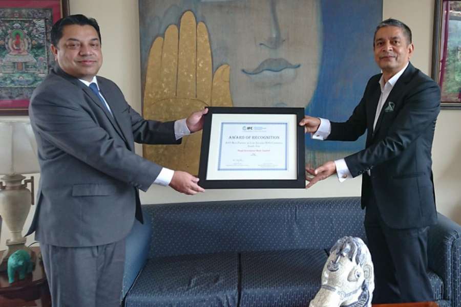 नेपाल इन्भेस्टमेन्ट बैंकलाई ‘सर्वश्रेष्ठ साझेदार–२०१९’ पुरस्कार