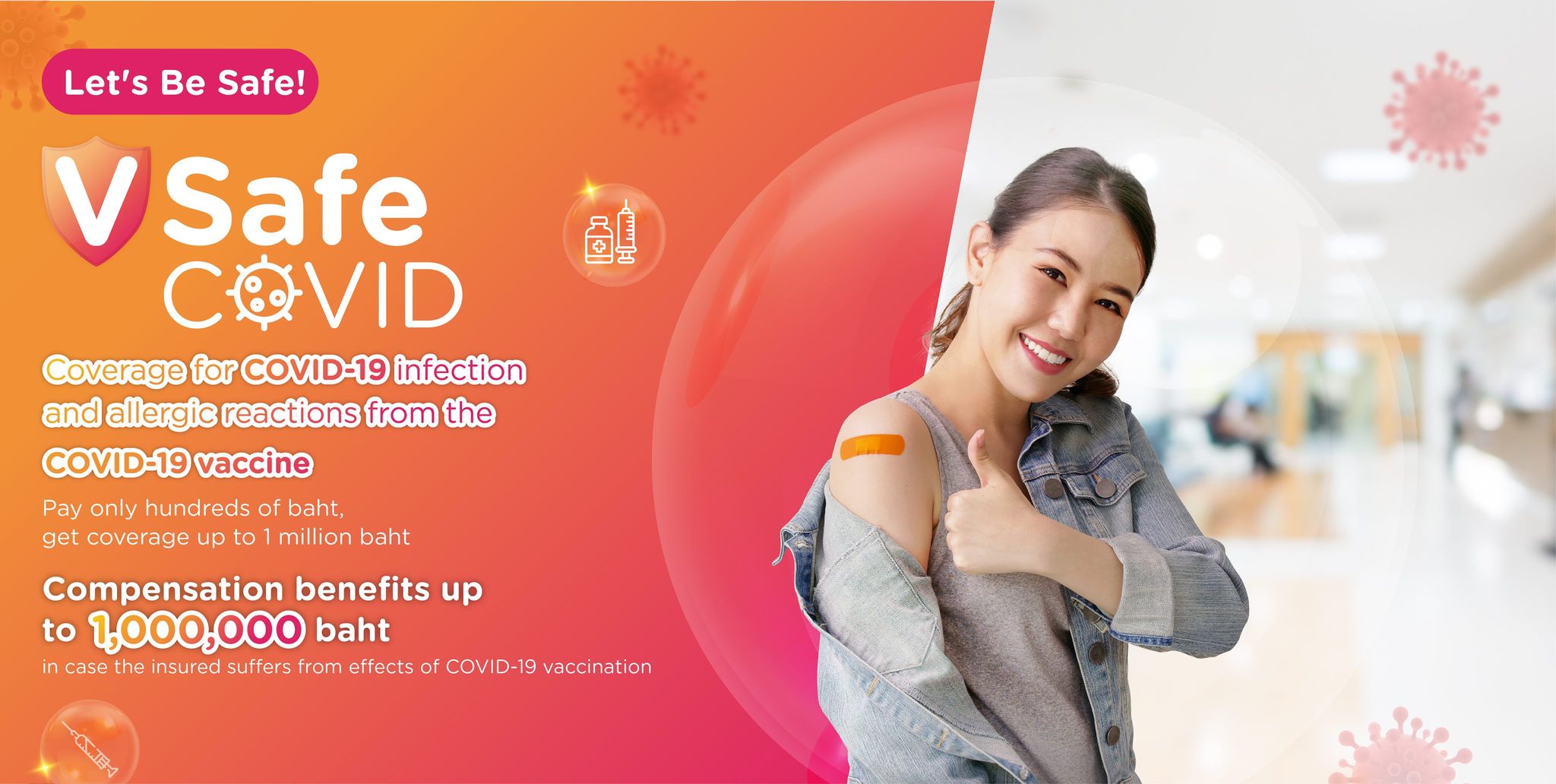 थाइल्याण्डमा कोरोना खोपको एलर्जी विरुद्ध क्षतिपूर्ती दिने बीमा योजना लोकप्रिय बन्दै