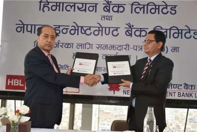 नेपाल इन्भेष्टमेन्ट र हिमालयन बैंक विच मर्जरमा जाने औपचारिक निर्णय