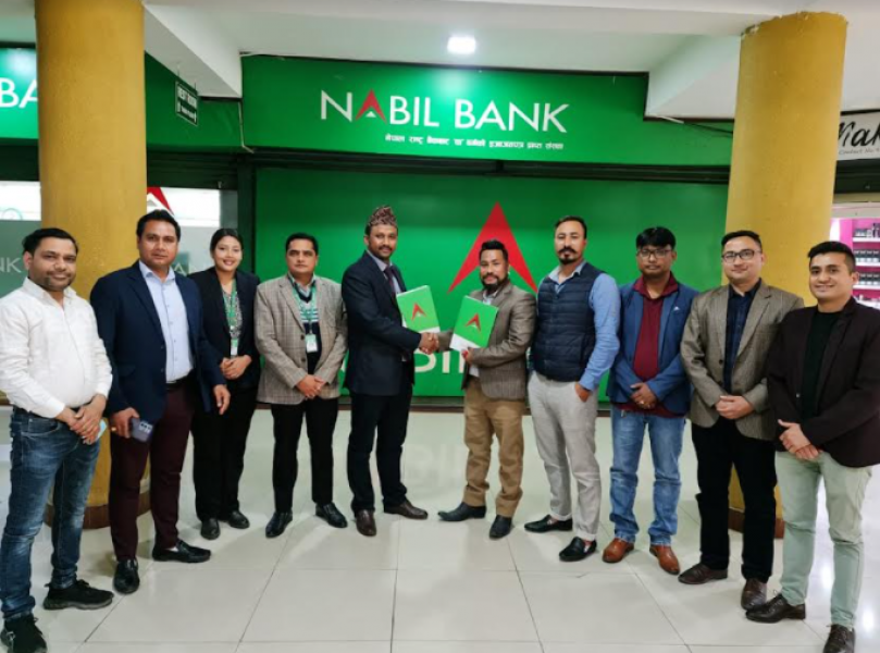 नबिल बैंकले गर्यो नेपाल मोबाइल वितरक संघसँग सम्झौता