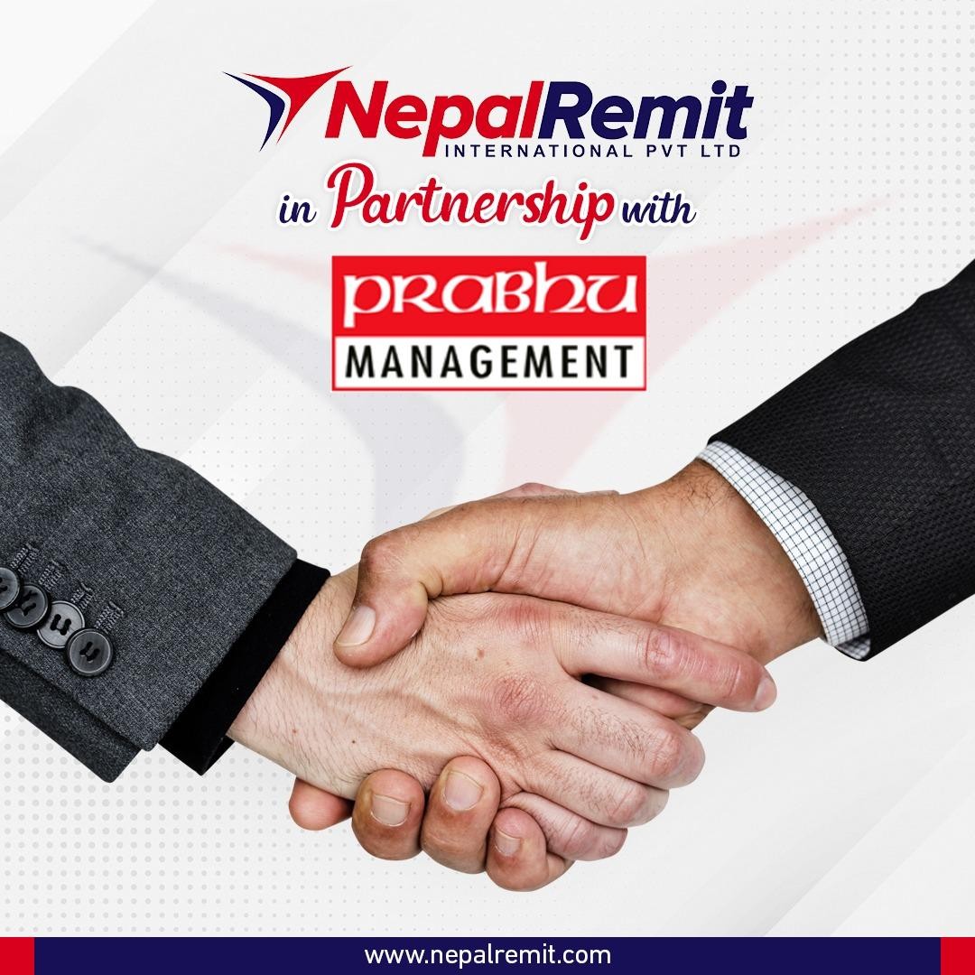 नेपाल रेमिट र प्रभु म्यानेजमेन्टबीच व्यवसायिक सम्झौता