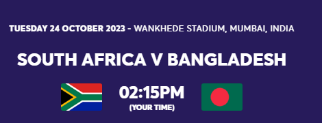 विश्वकप क्रिकेट : आज बंगलादेश र दक्षिण अफ्रिका खेल्दै